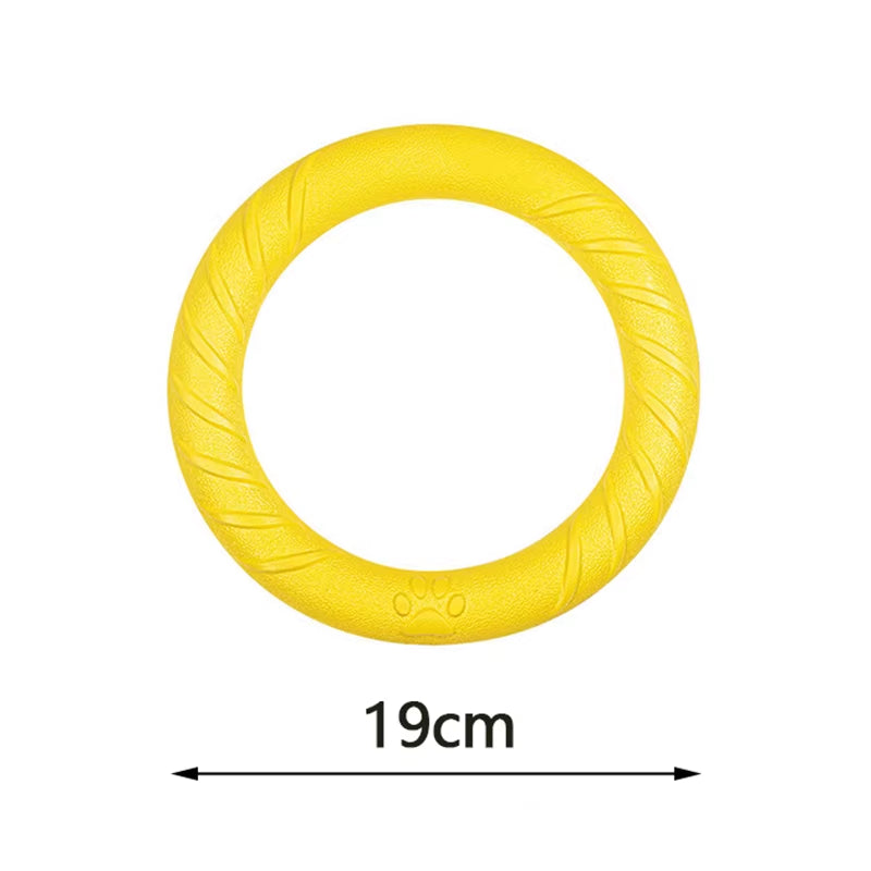 Dog Ring Toys Pet Flying Disk Training Ring Puller Anti-Bite Floating Interactive Supplies Dog Aggressive Chewing Toys 2026