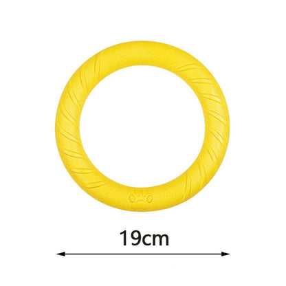 Dog Ring Toys Pet Flying Disk Training Ring Puller Anti-Bite Floating Interactive Supplies Dog Aggressive Chewing Toys 2026