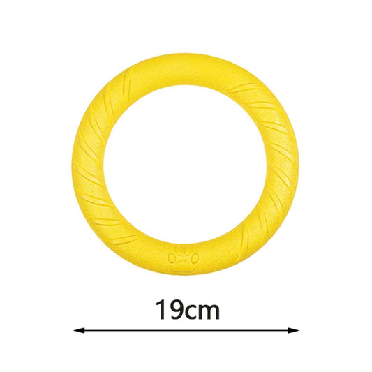 Dog Ring Toys Pet Flying Disk Training Ring Puller Anti-Bite Floating Interactive Supplies Dog Aggressive Chewing Toys 2026