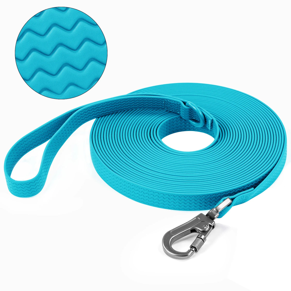 1.8M 3M 5M 10M PVC Dog Leash Large Dog Medium Non-Slip Waterproof and Easy to Clean Running Dog Training Leash Long Strong