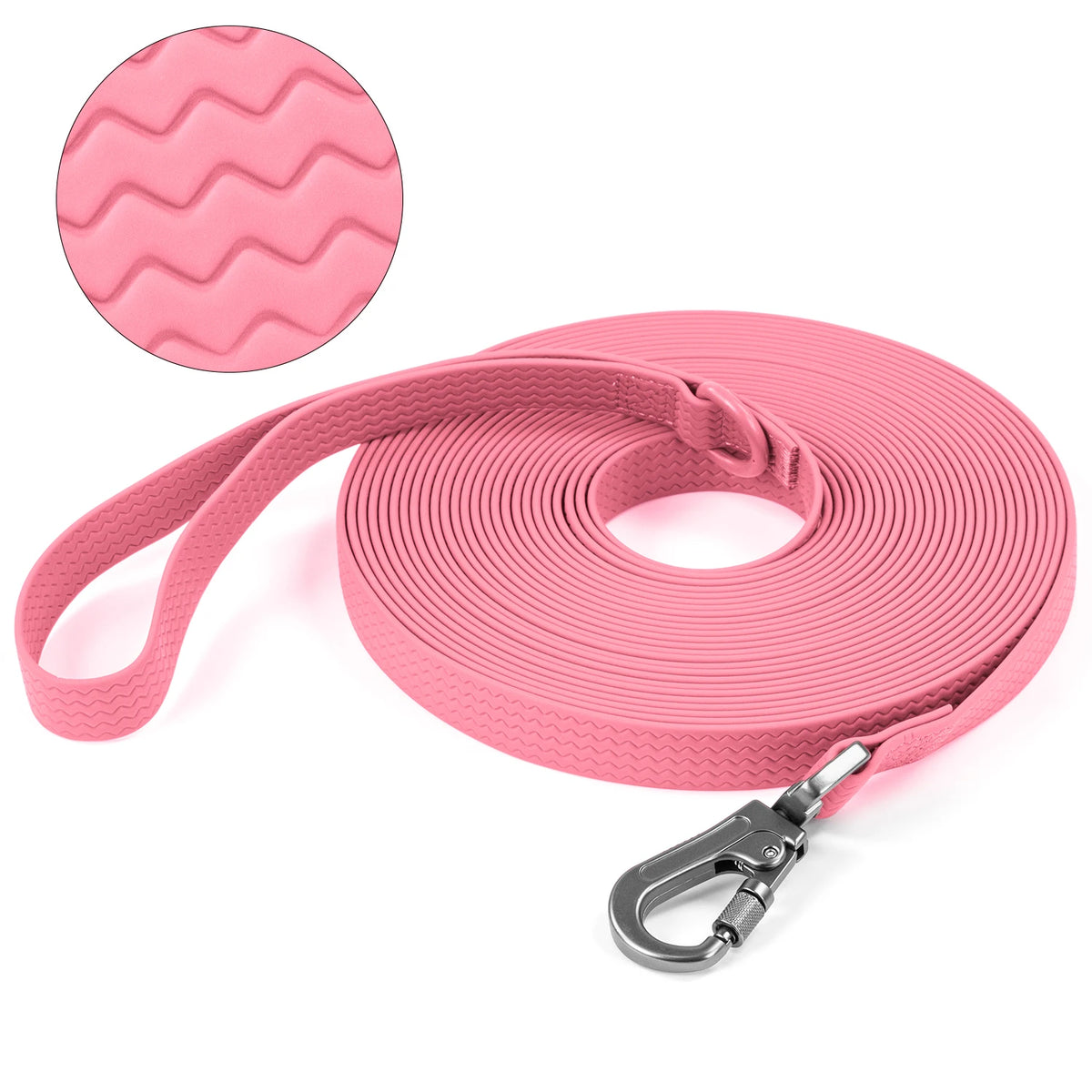 1.8M 3M 5M 10M PVC Dog Leash Large Dog Medium Non-Slip Waterproof and Easy to Clean Running Dog Training Leash Long Strong