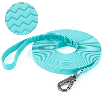 1.8M 3M 5M 10M PVC Dog Leash Large Dog Medium Non-Slip Waterproof and Easy to Clean Running Dog Training Leash Long Strong