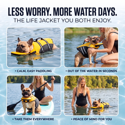 BuoyBuddy™ - Dog Life Jacket? with Chin Float